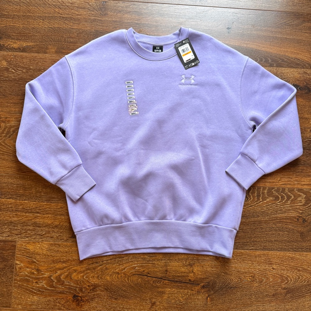 Under Armour Women’s Lilac Oversized Crewneck Sweater